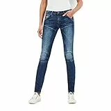 G-STAR RAW Women's 5620 G-Star Elwood Mid Waist Skinny Jeans, Blu (medium aged antic 60881-7899-6348), 25W / 32L
