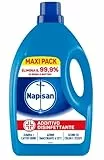 Napisan Additivo Disinfettante Lavatrice, Confezione da 2.2 Litri di Additivo Liquido per Lavatrice, Contro i Batteri e i Cattivi Odori