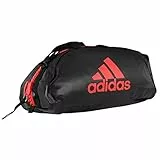 BORSA ZAINO ADIDAS TRAINING 2 IN 1 COMBAT IN PU NERO - ROSSO L