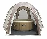 Tetto idromassaggio Steinbach - 036430 - tetto per vasche idromassaggio fino a circa Ø 239 x 71 cm - con aperture di servizio per unità tecnica - 350 x 290 x 220 cm (LxWxH)