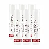 Forever Living Prodotti Labbra all'aloe, Chapstick, Balsamo per le labbra, molto curativo (confezione da 6)