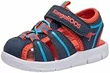 KangaROOS K-Grobi, Sandali Unisex-Bambini, Dk Navy Arancione, 28 EU