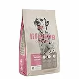 Marchio Amazon - Lifelong - Complete Alimento secco completo per cani adulti con salmone e riso, 1 Confezione da 15 kg