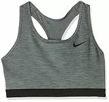 Nike BV3900 W NK DF SWSH BAND NONPDED BRA Reggiseno sportivo Donna smoke grey/htr/black S