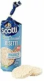 Riso Scotti - Risette Iposodiche - Gallette di Riso Senza Glutine Bio Senza Sale Aggiunto, Alimento Biologico per la Colazione - 130 gr