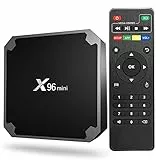 Android TV Box, X96 Mini Smart TV Box, Smart Media Player con 1 GB/8G,Support 4K/WiFi/UHD/H.265/HDMI Streaming Media Player, Televisione, Google Tv