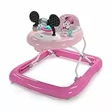Bright Starts, Disney Baby, Minnie Mouse, Tiny Trek, Forever Besties, 2 in 1 con stazione di gioco rimovibile, luci e canzoni, regolabile in altezza, 6 mesi +
