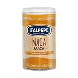 Italpepe, Maca Macinata, Fonte di Ferro, Ideale da Utilizzare per la Creazione di Biscotti, Frullati e Yogurt, Pack Richiudibile 100% Riciclabile, Ottimi per Darti la Giusta Carica Giornaliera