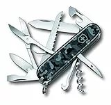 Victorinox Huntsman, coltellino svizzero (15 funzioni, forbici, seghetto per legno, cavatappi), 91 mm