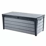 KETER Contenitore da Giardino Brushwood 455L Plastica Antracite Baule Giardino