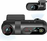 VIOFO T130 Dash cam 3 Camere per Auto, 2K QHD 1440P，Obiettivo Ruotabile 140° + 165°, Anteriore + Interiore + Posteriore, Sony Sensor, Parcheggio mode 24h, Registrazione Continua, Adatto a Uber Taxi