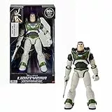 Buzz Lightyear Disney Pixar l'Eclair, Figura Artigiata la zip Spada Laser, personaggio d'azione, giocattolo per bambini da 3 anni, HJC63, Multicolore