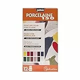 PEBEO - Set Scoperta Porcelaine 150 Brillante - Pittura su Porcellana - Assortimento 2-12 Flaconi da 20 ml - Colori Brillanti, Base Acqua