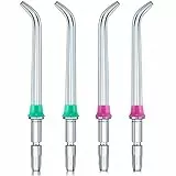 Waterpik Testina Orthodontic per Idropulsore Dentale, Testina Ortodontica di Ricambio per la Pulizia di Apparecchi, Protesi Ortodontiche, Denti e Gengive, Confezione da 2 (OD-100E)