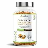 Curcuma Biologica - Alta Potenza - 1440 mg Per Dose - Con Pepe Nero e Zenzero Biologico - Certificato Biologico Soil Association - 180 Capsule Vegane - Prodotto nel Regno Unito da VitaBright