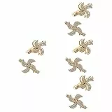 UKCOCO 8 Pcs Mulino A Vento Cinghia Loop Watch Accessorio Strass Watch Band Mulino A Vento Braccialetto Orologio In Silicone Smartwatch Reloj Inteligente Cinturino Anello Loop Watch Band