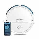 Rowenta X-Plorer Serie 80, Robot Aspirapolvere Lavapavimenti, Navigazione Precisa, Impostazioni Personalizzate, Antiallergico, Wi-Fi, compatibile con smartphone e assistente vocale, RR7747WH