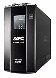 APC by Schneider Electric Back UPS PRO BR900MI Gruppo di Continuità UPS, 900VA, 6 Uscite IEC, Interfaccia LCD, Protezione Linea Dati da 1 GB