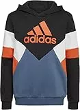 adidas B CB FL HD, Felpa con Cappuccio Bambini e Ragazzi, Black/Wonste/Seimor, 16 Anni