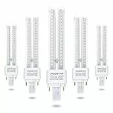 Aigostar Lampadina PLC LED G24d-3 12W, Luce Bianca Fredda 6500K 1180 Lumen, Angolo a Fascio 360°, Non Dimmerabile, Confezione da 5