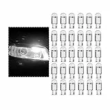 CGEAMDY 30 PCS T10 Lampadina a LED Super Bright 168 194 LED Light, Luce Portiera Auto 2W per Trunk Cargo Lights, Auto Lampadina Interna, Luci Di Cortesia Angolo Laterale Indicatori LED (Bianco)