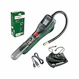Bosch Home and Garden Pompa Per Bicicletta/Mini Compressore Portatile A Batteria Easypump, Batteria Da 3,0 Ah, Ricaricabile Tramite Cavo Usb-C, ‎‎Nero Verde, ‎4.9 x 21.5 x 10.6 cm, 400 grammi