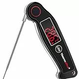 ThermoPro TP19B Termometro per alimenti impermeabile Termocoppia Lettura istantanea Cucina BBQ Termometro digitale per carne Ambidestro Retroilluminato per caramelle Marmellata Cioccolato