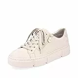 Rieker Donna Scarpe Stringate N5935, Signora Scarpe Sportive Allacciate,Sneaker,Lacci,Sportivo,Scarpe Casual,Scarpa Bassa,Beige (Beige / 62),37 EU / 4 UK