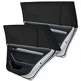 SUPERWALK Tendine Parasole Auto Bambini,2 Pezzi Oscuranti Misura Universale Senza Ventose Esterne Protezione Neonati da Raggi UV Autoaderente Automatica Kit Finestrini Posteriori (XL)