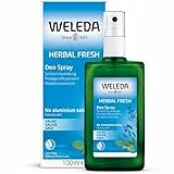 Weleda Deodorante Salvia, fragranza con puri oli essenziali naturali di salvia, rosmarino e lavanda, senza sali d'alluminio, dermatologicamente testato (1X100 ml)