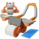 Attrezzatura per allenamento con rulli AB | Ruota addominale a rimbalzo automatico | Ruota a rulli Plank AB per Core Trainer | ABS Roller Wheels Accessori da palestra Esercizio a casa