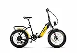 DUCATI Scrambler SCR-X Bici Elettrica, Pieghevole, Ruota Larga 20', Freno Idraulico, Motore 250W, Batteria 499Wh, Fino a 80km