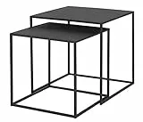 Blomus Beistelltische-65750 Tavolino Basso, Acciaio, Nero, taglia unica