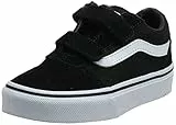 Vans Ward V, Sneaker Unisex - Bambini e ragazzi, Suede Canvas Black White, 19 EU