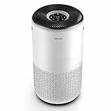 LEVOIT Purificatore d'Aria Smart con APP e ALEXA, Depuratore CADR 400m³/h fino a 83m², 24dB Silenziosa, Display PM2.5, Filtro HEPA H13, Elimina 99.97% di Allergi Polline Polvere Odori per Casa