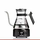ITALPARTS CHEMEX Bollitore a Collo d'Oca Elettrico Water Chettle Bollitore a Collo di Cigno per Caffè Tè