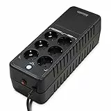 ATLANTIS A03-PS1000 Gruppo di Continuità OffLine 1000VA/500W, 6 prese Schuko, 1 Batteria 12V 5.6Ah