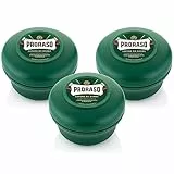 Proraso Sapone da Barba in Ciotola Rinfrescante, 3 x 150ml, Sapone barba per la rasatura arricchito con Olio di Eucalipto e Mentolo, Made in Italy