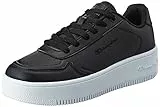 Champion Rebound Platform Low, Sneakers Donna, Nero (KK001), 40.5 EU