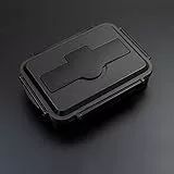 FHCSAO Riutilizzabili Impermeabile Homeasy Scatola Bento,Portable Lunch Box,Materiale Ecologico Naturale, per Scuola per Bambini E Ufficio per Adulti,Black