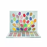 Palette di ombretti da 65 colori, ombretto opaco perlato, formula vegana, trucco occhi bronzo, palette trucco professionale