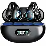 Cuffie Bluetooth, Auricolari Bluetooth 5.3 con Mic Stereo Cuffie Wireless Design dell'orecchio a Clip Mini Cuffie Senza Fili IP7 Impermeabili, Cuffiette Bluetooth Sport 36 Ore Cancellazione Rumore