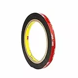 3M VHB 5952 Nastro biadesivo extra forte, nastro di montaggio ad alte prestazioni per uso interno ed esterno, impermeabile, resistente alle alte temperature (6,7mm * 4,7m)