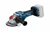 Bosch Professional BITURBO Smerigliatrice Angolare a Batteria X-LOCK GWX 18V-15 PSC (Potenza Equivalente a quella a Filo da 1.500 W, senza Batterie e Caricabatteria)