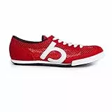 DUUO - Scarpe duuo Piane Casual Rosso e Bianco Sportive Sneakers Picata Scarpe Vegani, rosso, 43 EU