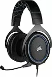 Corsair HS50 Pro, Cuffie Gaming, Over Ear, Blu