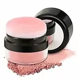 Boobeen Loose Powder Blush Air Cushion, fard naturale per le guance, trucco altamente pigmentato facile da sfumare, da indossare tutto il giorno.
