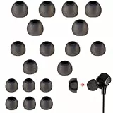 9 Paia Ricambio Auricolari Earbud, Eartips di Ricambio Universali per Cuffie In-Ear, 3 Diverse Dimensioni Gommini per Auricolari (S/M/L), Compatibile con la Maggior Auricolare