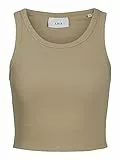 JACK & JONES Jxfallon Str Sl Rib Top Jrs Noos, Canotta, Incenso, M Donna
