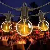 ZOTOYI Catena Luminosa Esterno, 45M Catene Luminose da Esterno Impermeabile IP65, 73+3 G40 LED Plastica Lampadine, Warmweiß 2700K Luci da Esterno Giardino per GiardinoTerrazza Natale Festa